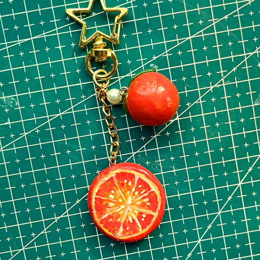 Tangerine Keyring
