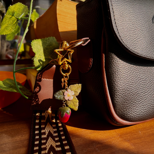 Strawberry Keyring