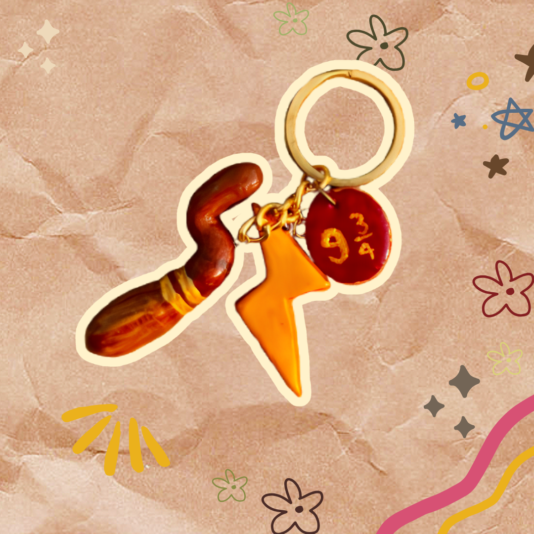 Harry Potter Clay Keyring (I)
