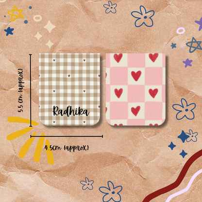 Customised Magnetic Bookmark