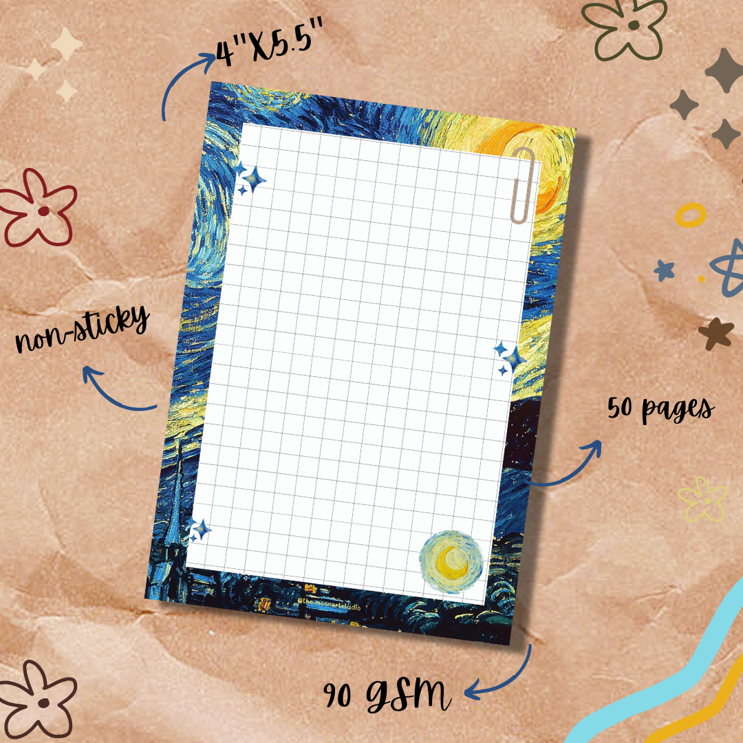 Starry Night Notepad