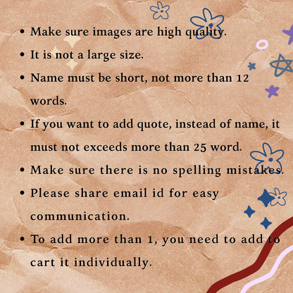 Customised Magnetic Bookmark