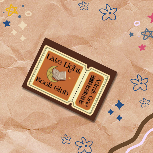 Mini Magnetic Bookmark - Late Night Book Club