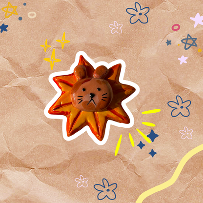 Funky Clay Pin