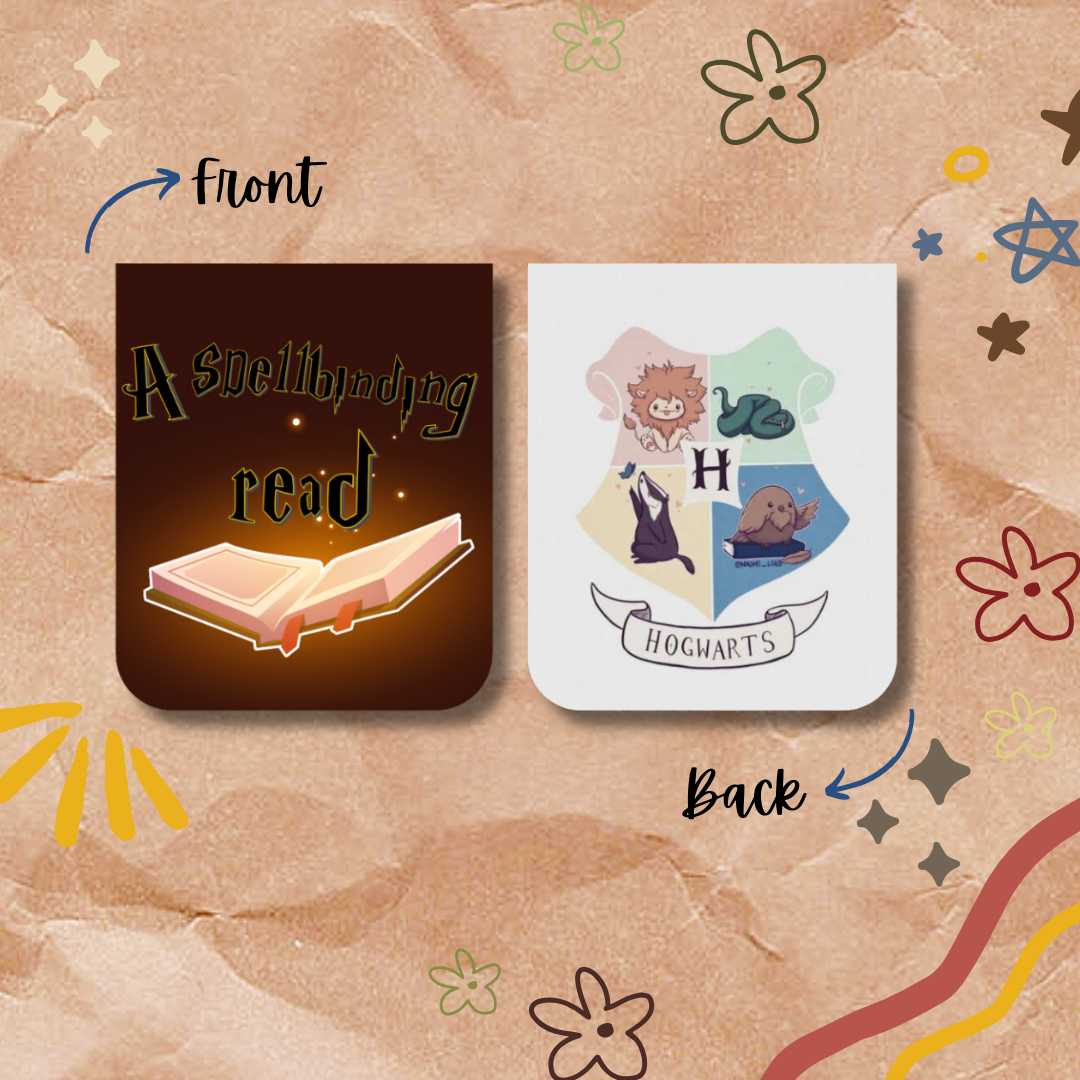 Harry Potter magnetic bookmarks | Moon Art Sudio